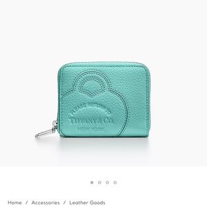 Tiffany & Co. Blue Leather Wallet